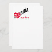 Florida meine Liebe Einladung (Vorne/Hinten)