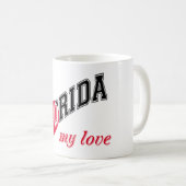 Florida meine Liebe Kaffeetasse (VorderseiteRechts)