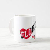 Florida meine Liebe Kaffeetasse (Vorderseite Links)