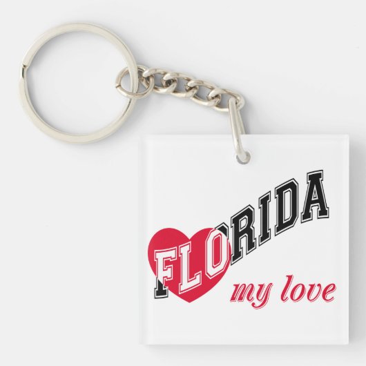Florida meine Liebe Schlüsselanhänger (Vorderseite)