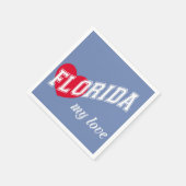 Florida meine Liebe Serviette (Ecke)
