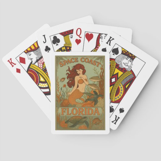 Florida Mermaid Classic Spielkarten (Rückseite)