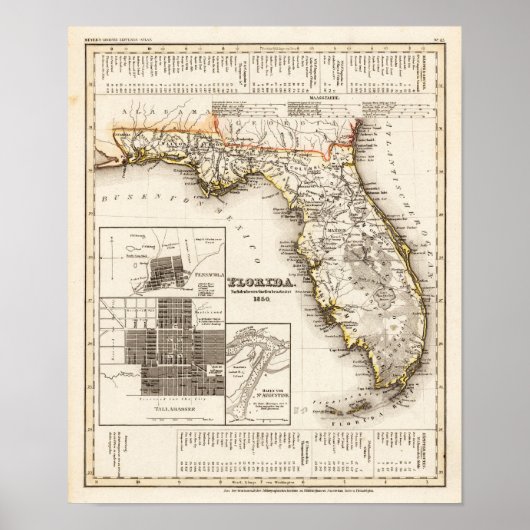 Florida Meyer, Joseph 1850 Poster (Vorne)