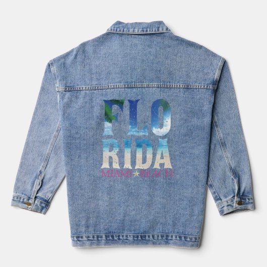 Florida, Miami Beach Jeansjacke (Rückseite)