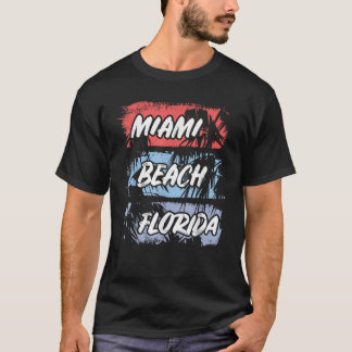 Florida Miami Beach Palms Sommerferien Familie F T-Shirt