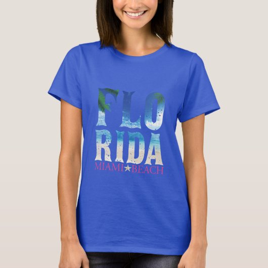 Florida, Miami Beach T-Shirt (Vorderseite)