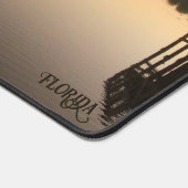 Florida Mirror Still Ocean Sunrise Natural Foto Schreibtischunterlage (Ecke)