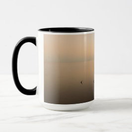 Florida Mirror Still Ocean Sunrise Natural Foto Tasse