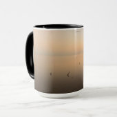 Florida Mirror Still Ocean Sunrise Natural Foto Tasse (Vorderseite Links)