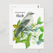 Florida Mockingbird Sunshine Postkarte (Vorne/Hinten)