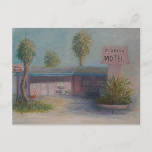 FLORIDA MOTEL Postkarte (Vorderseite)