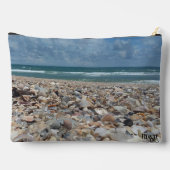 Florida-Muscheln Atlantischer Ozean Strand Zubehörtasche (Rückseite)