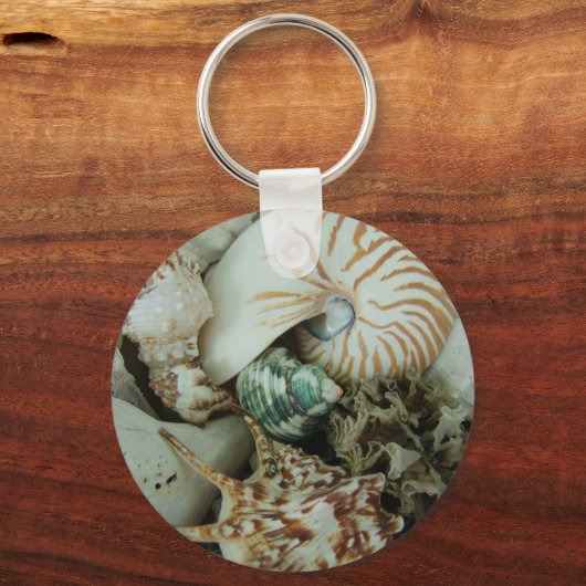 Florida-Muscheln Schlüsselanhänger (Vorderseite)