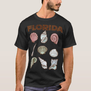 Florida Muscheln Strände Reisen Urlaub T-Shirt