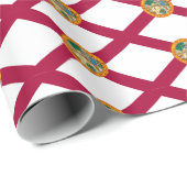 Florida-Muster als Muster ausfüllen Geschenkpapier (Rolleneckpunkt)