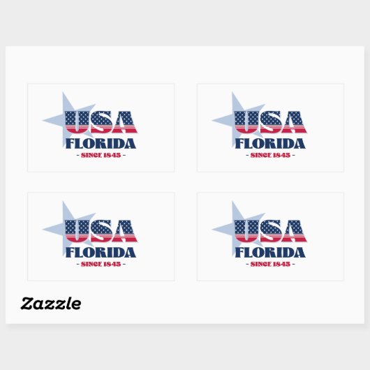 Florida My Zuhause Staat Sticker (Blatt)