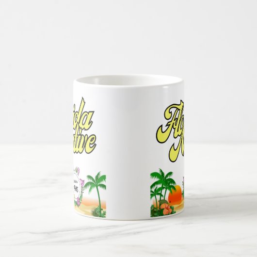 FLORIDA NATIVE - Etabliert(Personalisieren Sie Ihr Kaffeetasse (Mittel)