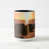 Florida Natural Fotografy Ocean Beach Sunset Tasse (Zentrum)