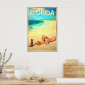 FLORIDA Natürlich MARILYN MONROE Beach Pin U Poster (Küche)