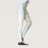 Florida Nautical Chart Havana bis Tampa Bay Leggings (Rechts)