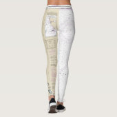 Florida Nautical Chart Havana bis Tampa Bay Leggings (Rückseite)