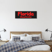 "Florida" Niedliches Design. Jetzt kaufen Leinwanddruck (Insitu (Schlafzimmer))
