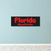 "Florida" Niedliches Design. Jetzt kaufen Leinwanddruck (Insitu (Holzboden))