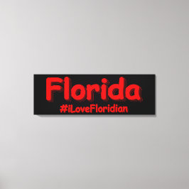"Florida" Niedliches Design. Jetzt kaufen Leinwanddruck