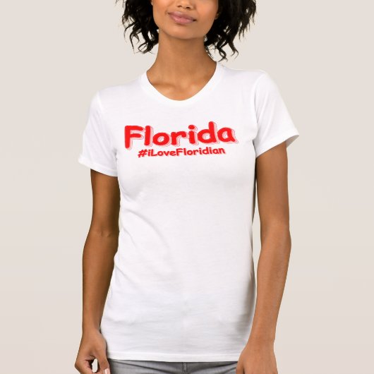 "Florida" Niedliches Design. Jetzt kaufen T-Shirt (Vorderseite)