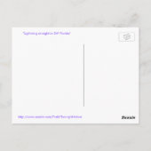 Florida Night Lightning Postkarte (Rückseite)