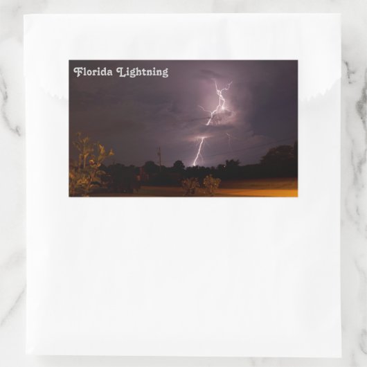 Florida Night Lightning Stickers (Tasche)