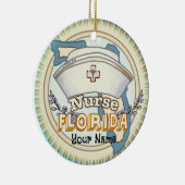 Florida Nurse Keramik Ornament (Rechts)
