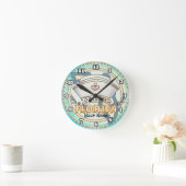 Florida Nurse Runde Wanduhr (Zuhause)