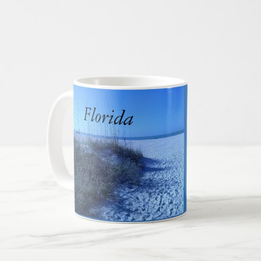 FLORIDA OCEAN STRAND KAFFEE TASSE (Vorderseite Links)