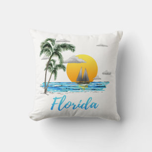 Florida Ocean Sunset Segelsport Kissen