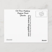 Florida, Old Dixie Highway, Daytona Beach Postkarte (Rückseite)