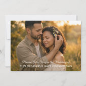 Florida Orange Blossom Hochzeitseinladung Save The Date (Rückseite)
