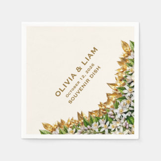 Florida Orange Blossom Hochzeitsserviette Serviette