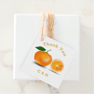 Florida Orange & Blossom Personalisiert Geschenkanhänger