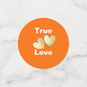 Florida Orange & Blossom Personalisiert Konfetti (Klein Vorderseite)