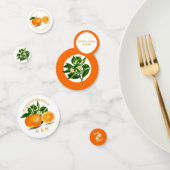 Florida Orange & Blossom Personalisiert Konfetti (Gruppe)