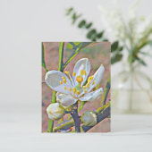 Florida Orange Blossom Postkarte (Stehend Vorderseite)