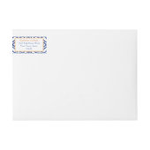 Florida Orange Blue White Tile Polterabend (Vorderseite)