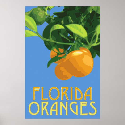 Florida Orange Fruit Poster 24 x 36 (Vorne)