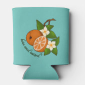 Florida Orange Geboren und erhöht Dosenkühler (Rückseite)