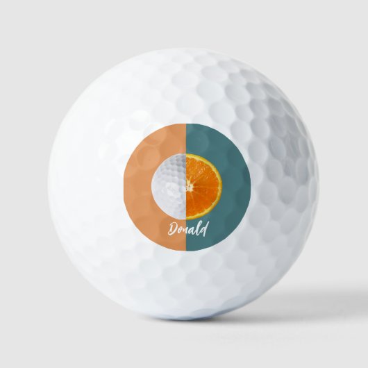 Florida Orange Golf Ball (Vorderseite)