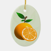 Florida-Orange Keramikornament (Vorne)