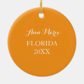 Florida Orange Ornament (Hinten)