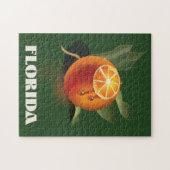 Florida Orange Reiseplakat Puzzle (Horizontal)