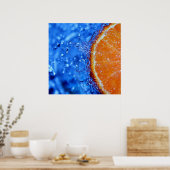 Florida Orange Splash Poster (Küche)